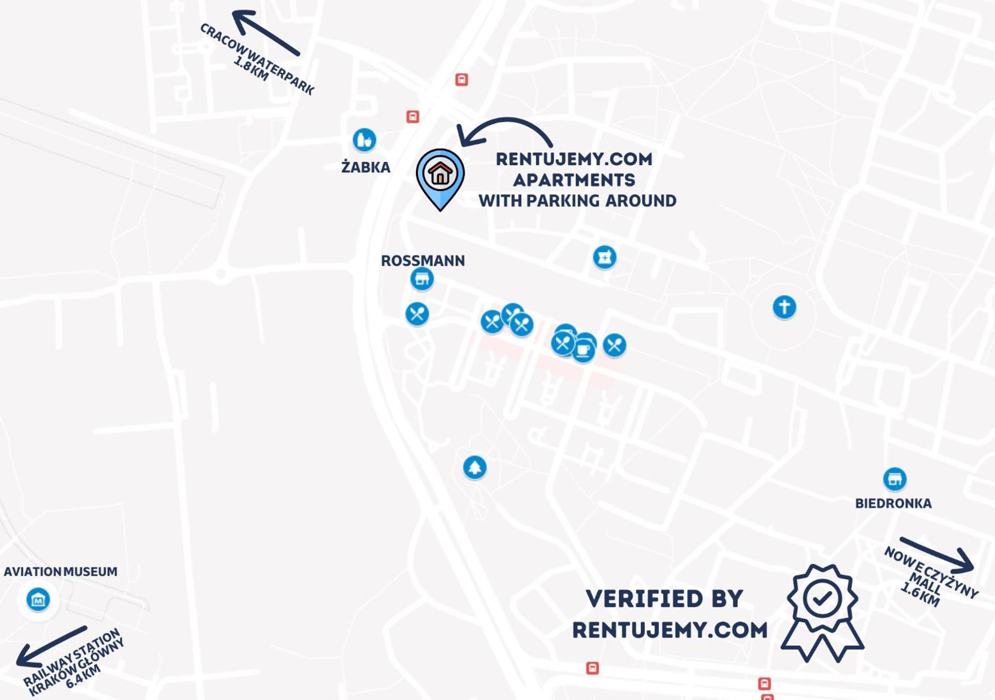 Krakow Czyzyny - Terrace By Rentujemy Apartment Ngoại thất bức ảnh